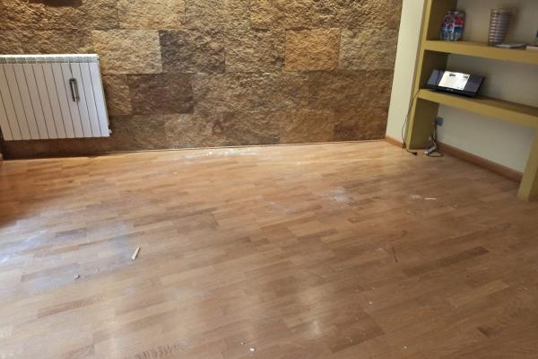 Suelo laminado Wenge - sala 1 antes de la reforma